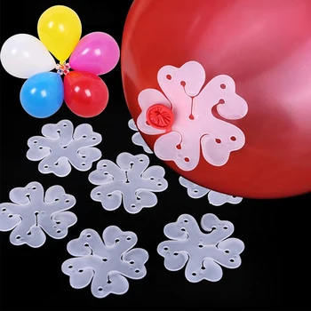 10/20PCS Õhupalli Klambrid Korduvkasutatavad lille kujuga Õhupall Arch Omanikud klippe Pulm Sündmus Sünnipäeva Baby Shower pool Tarvikud