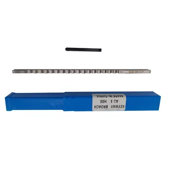 3mm Push-Tüüpi Keyway kammlõikur võimaldab saada siledaid A1 Meetriline Suurus HSS Keyway lõikeriistaks Noa CNC Ruuteri Metallitöö