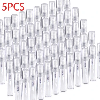 5TK 5ml/3ml/2ml Mini Selge Plastic Spray Pudelit Konteiner Tühi Parfüümi Pihusti jaoks Travel Oluline Parfüümi Vedelik Potti