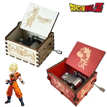 Dragon Ball Son Goku Muusika Box Anime Puidust Käsitsi Lapsed Sünnipäev, Uus Aasta, Jõulud, Kingitus, Armas Poole Pulmad Muusika Box Teenetemärgi