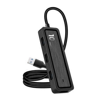 E9LB USB Extender HUB Docking Station 6 Pordid USB-3.2 Gen 2 Hub 10Gbps Kiire USB-Jaoturi Lugeja Arvuti Kettale