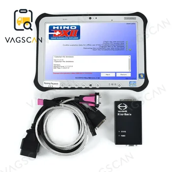 FZG1 tablett Hino Bowie OBD2-USB Hino Diagnostika Explorer 3.16 Uus Versioon DX Auto Diagnostika Scanner Tool