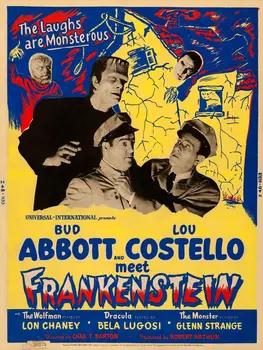 Frankenstein Movie Art Silk Plakat Prindi Elutuba Decor Kodus Seina Pilti