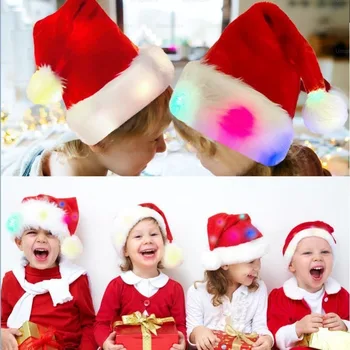 Headdress Hõõguv Jõulud Müts Kingitus Kaunistused LED jõulukaunistused Palus Xmas ühise Põllumajanduspoliitika Täiskasvanutele