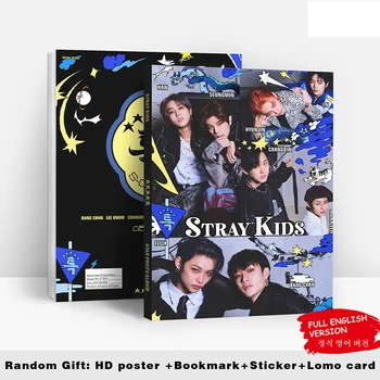 KPOP ATEEZ Hulkuvad lapsed fotoalbumi fännid kingitus kogumise K-pop straykids pildi album kingitus