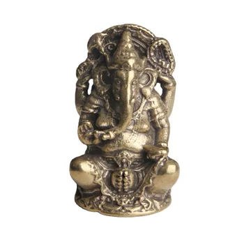 Messing Tai elevantide jumal desktop kaunistused usuliste elevant pea jumala rikkuse kummardamine iidol käsitöö