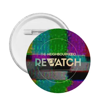 Pop-Rock Bänd Naabri Maja Rewatch Logo Ümmargune Nupp Pin Kotid Kohandatav Pinback Märgid Prossid