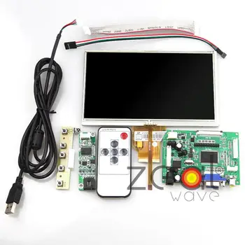 Tracking Nr. HDMI/VGA + Kontroll Juht Pardal + 7inch AT070TN90 800x480 LCD Display+Touch Ekraan Vaarika Pi