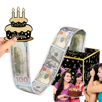 Tõmmake Raha kinkekarbis Naljakas Üllatus Raha Tõmmake Kinke DIY Lõbus Raha Omaniku jaoks ystävänpäivä Sünnipäeva pakkumine
