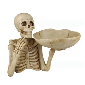 1 TK Halloween Kolju Decor Candy Roog, Nagu on Näidatud Vaik Õudne Õudus Skelett Halloween dekoreerimiseks Ja Ladustamine