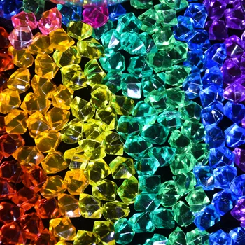 100TK Plastikust Crystal 14*11mm Akrüül Crystal Diamond Ettur Ebaregulaarne Kivi Partei & Holiday Dekoratsioonid, DIY Tervendav Kristallid