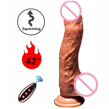 2021 uus masturbator super realistlik kütte suur dildo erootilise sugu mänguasi automaatne ülestõstetav peenise vibraator