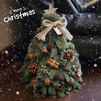40cm Väike Kunstlik Christmas Tree Tarvikud Nobeson Krüpto Luksus Mini Desktop Lustlik jõulupidu Kodu Kaunistamiseks