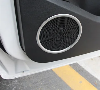 ABS Car Styling Osad Sickers Sisemine Uks Audio Rääkida Kõlari Heli Ringi Lamp Sisekujundus Kaas Ford Kuga Põgeneda 2017 2018 2019
