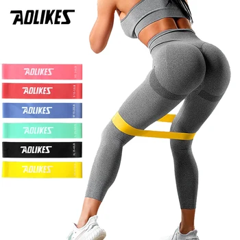 AOLIKES Portable Fitness Treening Seadmed Kummi Vastupanu Ansamblid Jooga Jõusaal Elastne Kummi Tugevust Pilates Crossfit Naiste Sport