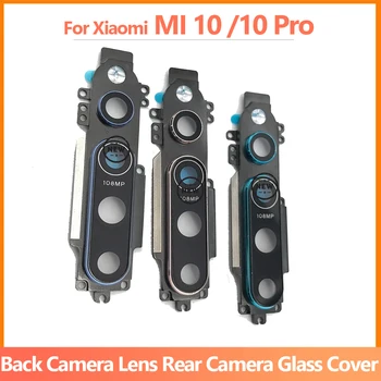 Algne Jaoks Xiaomi Mi 10 Mi 10 Pro Tagumine Kaamera Klaas Objektiivi Kaas koos Kleebis Asendamine Varuosi Raami Omanik