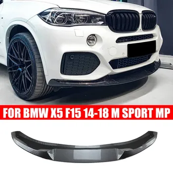 Auto esistange Lip Keha Komplekt Carbon Fiber Stiilis Spoiler Splitter Difuusor BMW X5 F15 M-Sport 2014-2018 Stiil Tarvikud