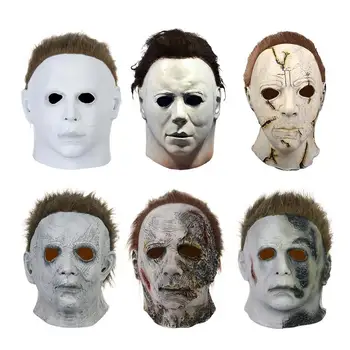 Bulex Michael Myers Mask Halloween Filmi Lateksist Mask Realistlik Õudus Mask Hirmutav Cosplay Kate Kostüüm Pool Mask Mask Decor
