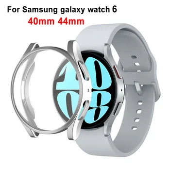Ekraani kaitsekile samsung Galaxy watch 6 44mm 40mm TPÜ Pinnatud kõik-ümber kaitseraua Shell kate Galaxy watch 6 40mm 44mm juhul