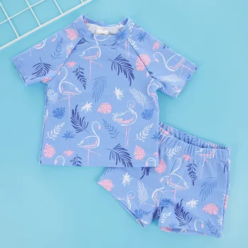 Elinfant 1 Komplekt 2 Tk Laste Ujumistrikoo Päikesekaitsetoodete Quick-Dry Beebi Surfamine Ülikond Poistele Tüdrukute Supelkostüümid Väikelapse trikoo