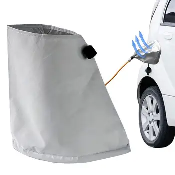 Ev Laadija Car Plug Sadama Kate Magnet Adsorptsiooni Kate Veekindel EV Laadija Pordi Hõlmab UV-Kaitse Vihma Auto Tarvikud