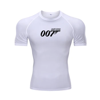 Film Bond 007 Uued T-Särgid Mens Fashion Premium Puuvillased Rõivad Särk Jõulupüha Camisas Hombre Tshirts O Kaela