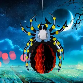 Halloween Rippuvad Spider Teenetemärgi Ämblik Rippudes Decor Õudne 3d Spider Kärgstruktuuri Teenetemärkide Halloween Pooled Pidulik