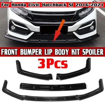Honda Civic Luukpära SI 2016-2021 Auto esistange Lip Spoiler, Difuusor Kaitsmega Katta Kilpi Huuled Tarvikud Body Kit
