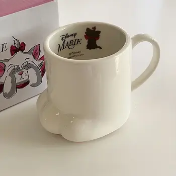 Jaapani multikas keraamiline tass kohvi armas kass küünis kuju cup loominguline vee tassi kruus valge joogi tassi
