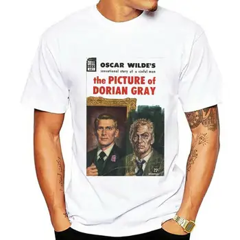 Meeste t-särk Pilt Dorian Gray Oscar Wilde Vintage Raamatu Kaas tshirt Naiste t-särk