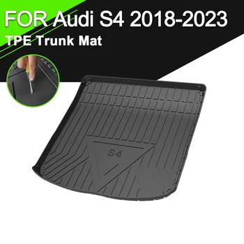 Pagasiruumi Matt TPE Audi S4 2018-2023 Auto Veekindel mittelibiseva Kummist Lasti Liner Tarvikud