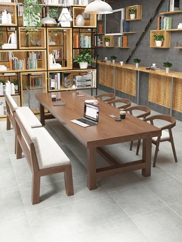 Põhjamaade täispuidust, suur laud, tee tabel, kodu elutoas, läbirääkimiste laua -, õppe laud, lihtne kirjutuslaud, uus stiil