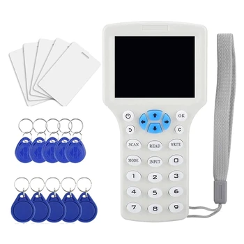 RFID NFC-Koopiamasina Lugeja Kirjanik 10 Sagedus Programmeerija ID kiipkaardi/Keyfob Ja 13.56 Mhz UID Võti Juurdepääsu kontrollisüsteem Vastupidav