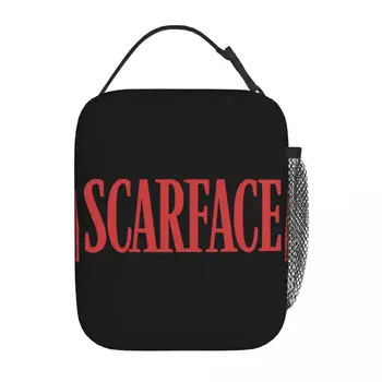 Scarface Logo Isoleeritud Lunch Kotid Lekkekindlad Korduvkasutatavad Jahuti Kotti Tassima Lunch Box Kooli Õues Toidu Käekotid