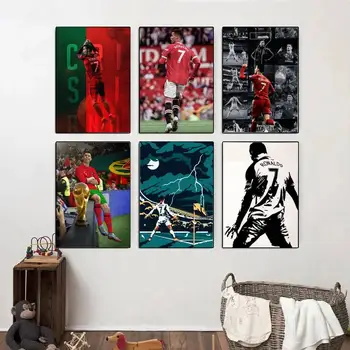 Super Jalgpall Star KM7 Plakatid Jõupaber Vintage Plakat Seina Art Maali Uuringu Esteetiline Kunst väiksus Seina Värvimine