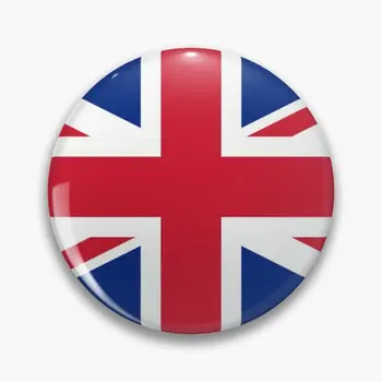 Suurbritannia Lipu Union Jack Kleebis Pehme Nuppu Pin-Naiste Ehted Krae Fashion Loominguline Metallist Väljavalitu Naljakas Müts Armas Decor