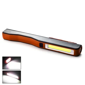Võimas COB LED-töövalgustus Auto Garaaž Mehhaanik Lamp Magnet USB Laetav Pen Clip Taskulamp Torch Töö Lnspection Kerge
