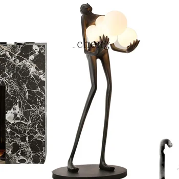 XC Põranda Lamp Post-Kaasaegne itaalia Disaineri Loominguline Isikupärastatud elutuba Skulptuur Kunst Palli Modelleerimine Lamp