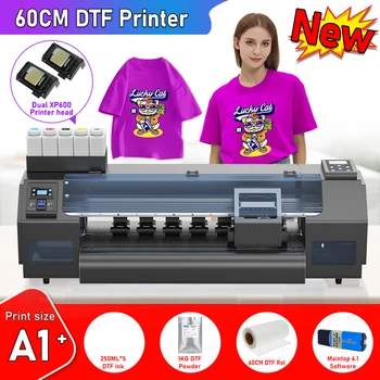a1 impresora dtf a3 xp600 dtf trükimasina trükkimine dtf A3 otse heat transfer printer 60cm t-särk riided masin